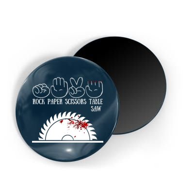 Rock Paper Scissors Table Saw Magnet