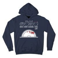 Rock Paper Scissors Table Saw Tall Hoodie