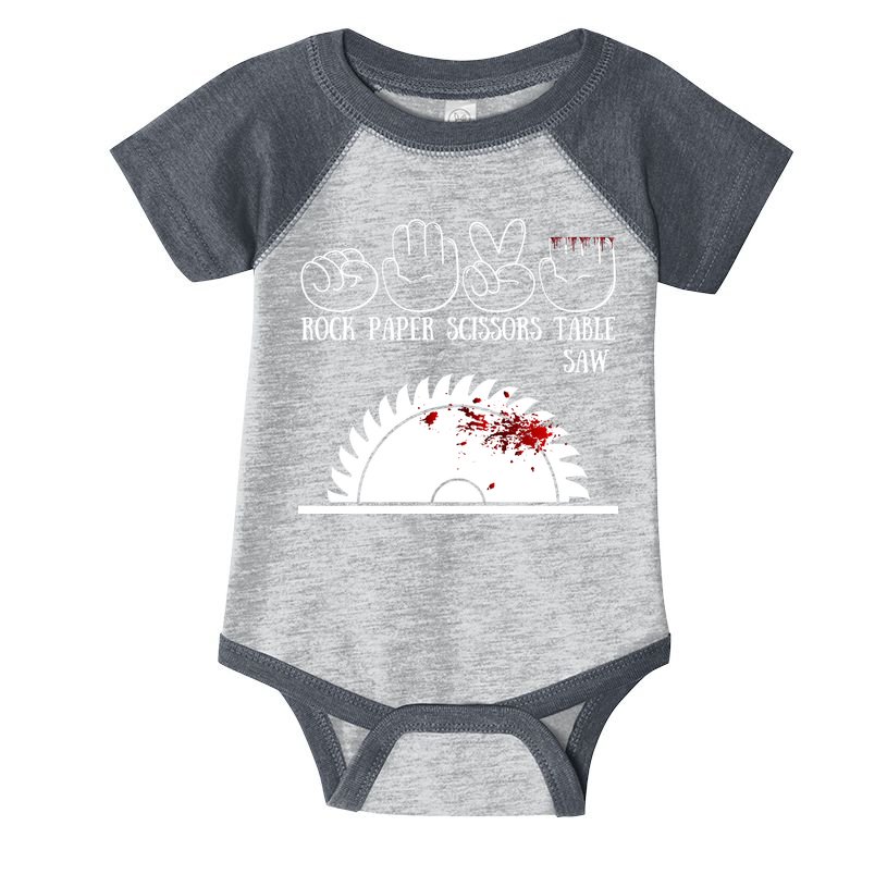 Rock Paper Scissors Table Saw Infant Baby Jersey Bodysuit