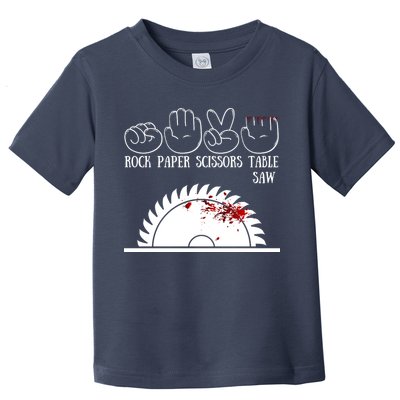 Rock Paper Scissors Table Saw Toddler T-Shirt