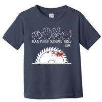 Rock Paper Scissors Table Saw Toddler T-Shirt