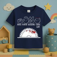 Rock Paper Scissors Table Saw Toddler T-Shirt