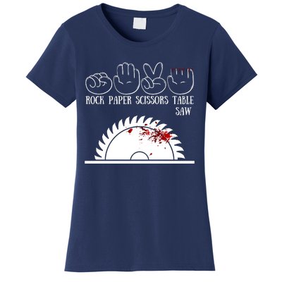 Rock Paper Scissors Table Saw Women's T-Shirt