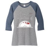 Rock Paper Scissors Table Saw Women's Tri-Blend 3/4-Sleeve Raglan Shirt