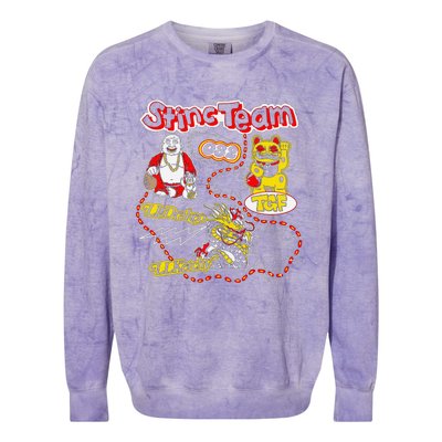 RalfyThe Plug Stinc Team 032 Lldrakeo Llketchy TGF Colorblast Crewneck Sweatshirt