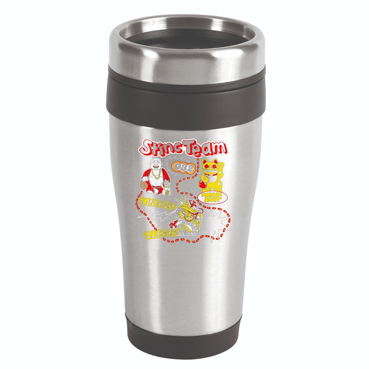 RalfyThe Plug Stinc Team 032 Lldrakeo Llketchy TGF 16oz Travel Tumbler
