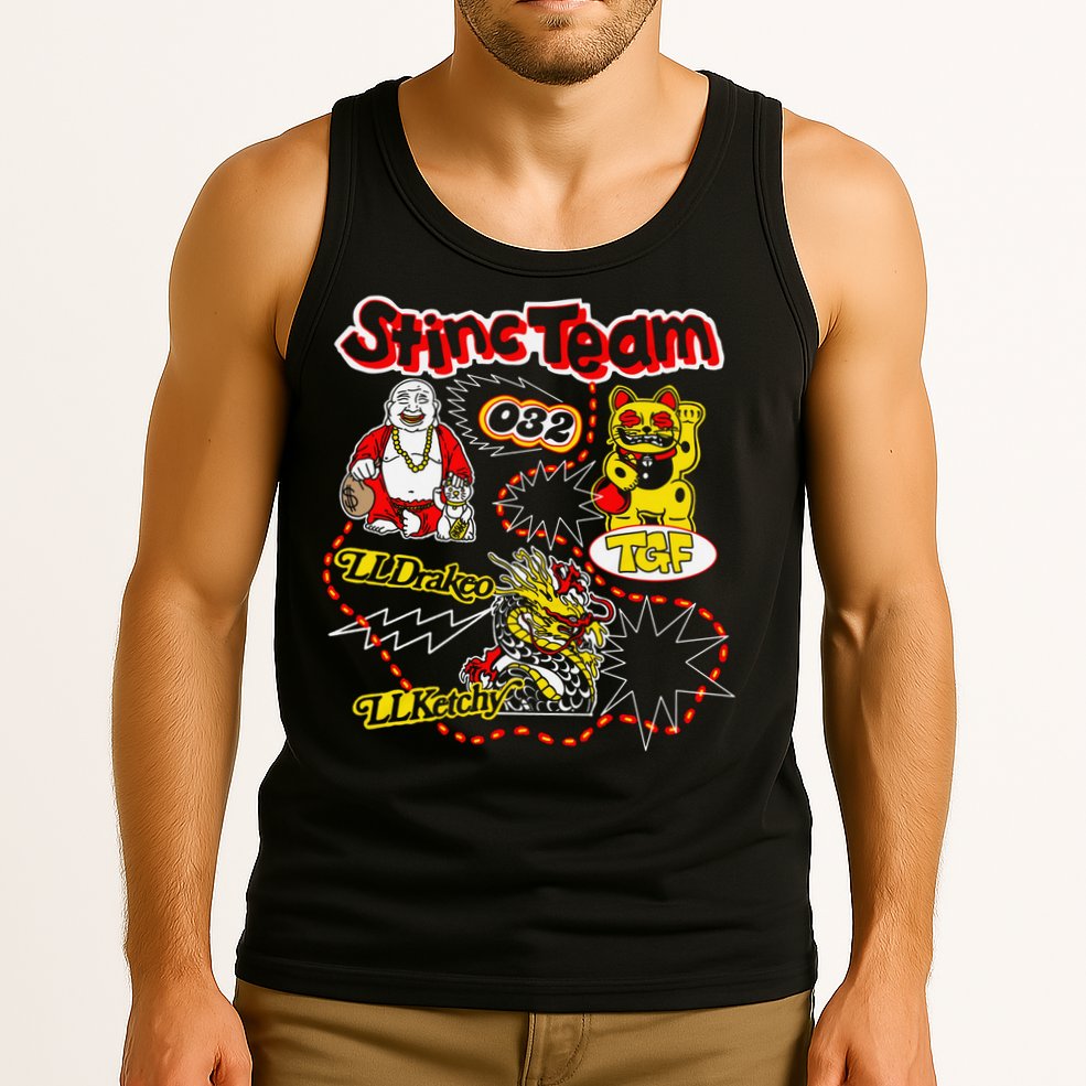 RalfyThe Plug Stinc Team 032 Lldrakeo Llketchy TGF Tank Top
