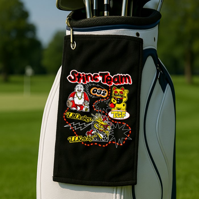 RalfyThe Plug Stinc Team 032 Lldrakeo Llketchy TGF Golf Towel