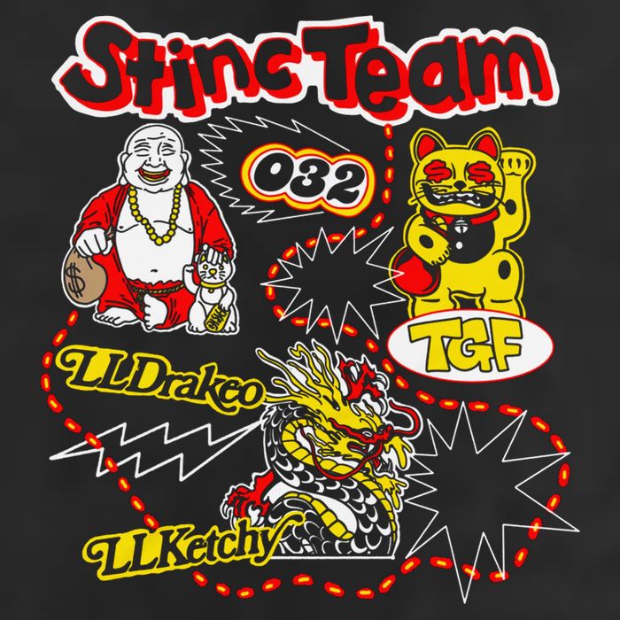RalfyThe Plug Stinc Team 032 Lldrakeo Llketchy TGF Golf Towel