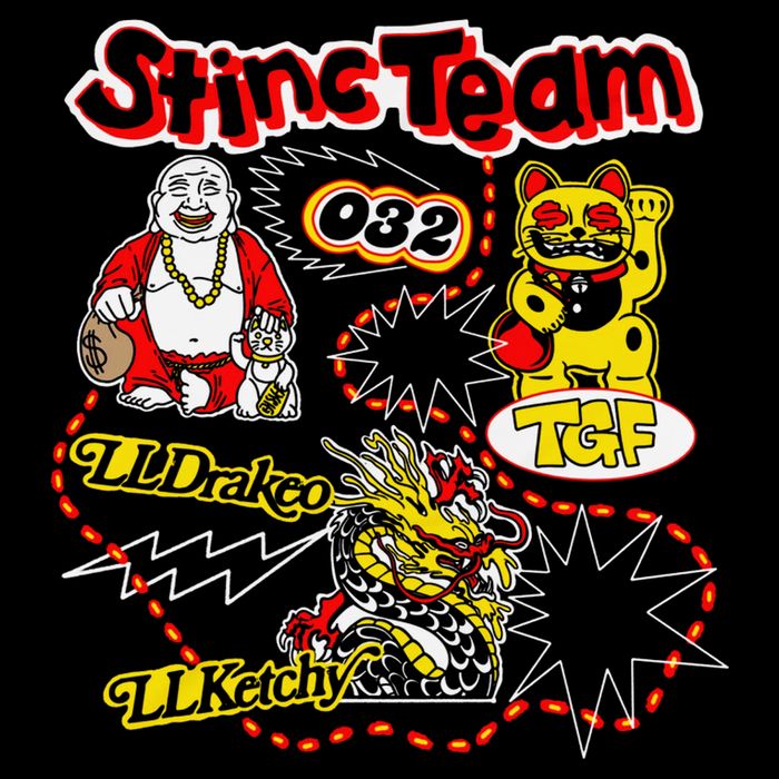 RalfyThe Plug Stinc Team 032 Lldrakeo Llketchy TGF Cropped Pullover Crew