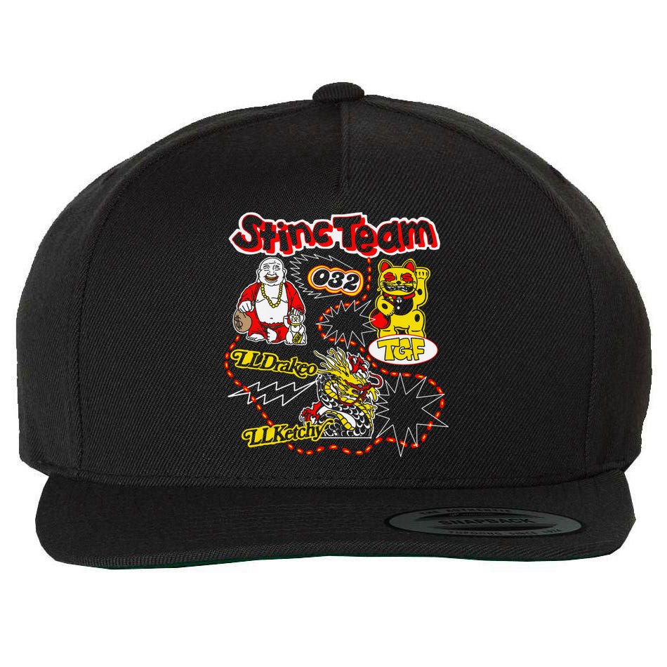 RalfyThe Plug Stinc Team 032 Lldrakeo Llketchy TGF Wool Snapback Cap