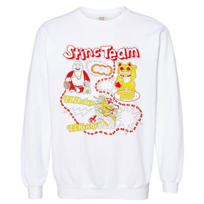 RalfyThe Plug Stinc Team 032 Lldrakeo Llketchy TGF Garment-Dyed Sweatshirt