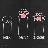 Rock Paper Scissors Hand Game Cute Paw Funny Cat Adult Drive Performance Visor