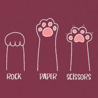 Rock Paper Scissors Hand Game Cute Paw Funny Cat 16oz Travel Tumbler