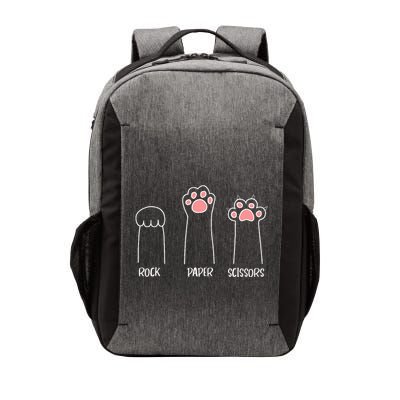Rock Paper Scissors Hand Game Cute Paw Funny Cat Vector Backpack
