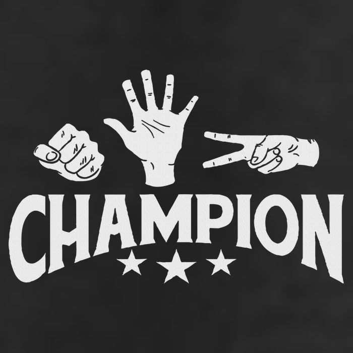 Rock Paper Scissors Champion Master Supreme Joke Novelty Adult Drive Performance Visor
