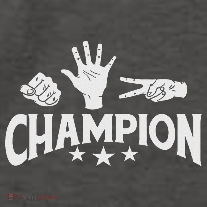 Rock Paper Scissors Champion Master Supreme Joke Novelty Vector Backpack