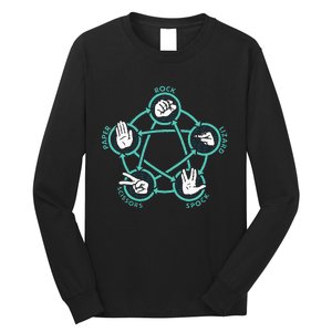 Rock Paper Scissors Lizard Spock Long Sleeve Shirt