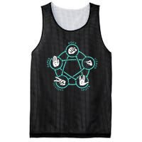 Rock Paper Scissors Lizard Spock Mesh Reversible Basketball Jersey Tank