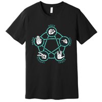 Rock Paper Scissors Lizard Spock Premium T-Shirt