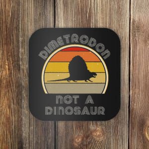 Retro Paleontology Stuff For Adults Dimetrodon Dinosaur Fact Coaster