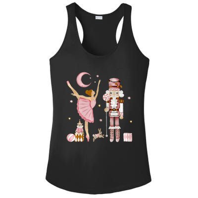 Retro Pink Sugar Plum Fairy Nutcracker Christmas Cute Xmas Ladies PosiCharge Competitor Racerback Tank