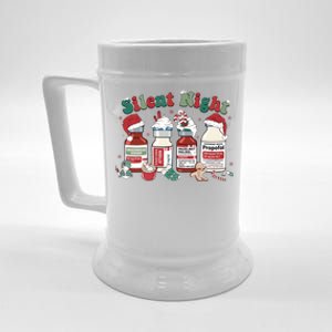 Retro Propofol Silent Night Icu Nurses Funny Merry Christmas Gift Beer Stein