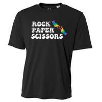 Rock Paper Scissors LGBT Awareness For Lesbian Women Cooling Performance Crew T-Shirt