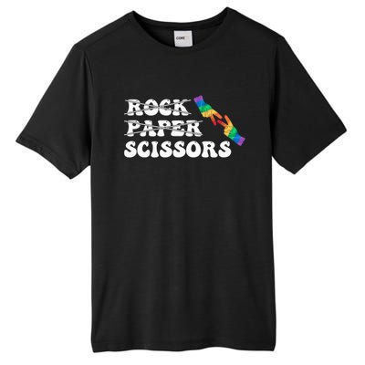 Rock Paper Scissors LGBT Awareness For Lesbian Women Tall Fusion ChromaSoft Performance T-Shirt