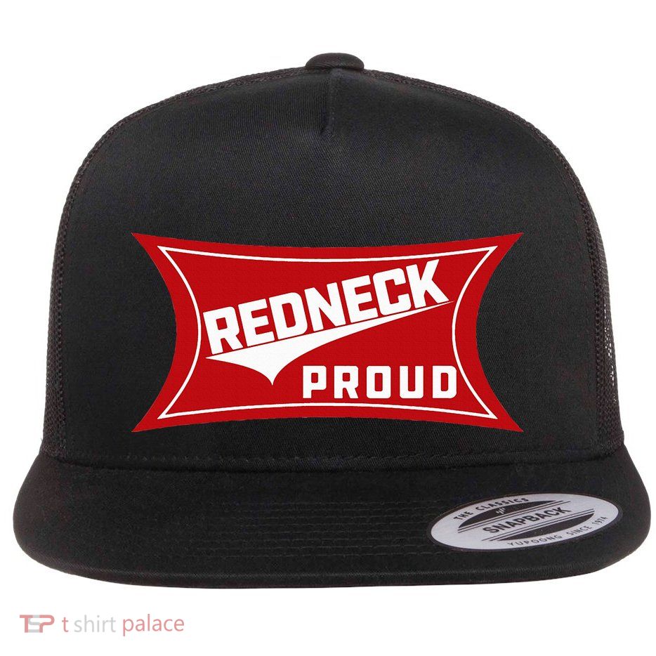Redneck Proud Southern Pride Flat Bill Trucker Hat