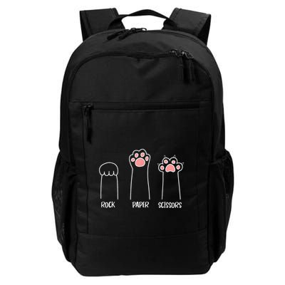 Rock Paper Scissors Hand Game Cute Paw Funny Cat Introvert Cat Animal Rescue Pet Daily Commute Backpack