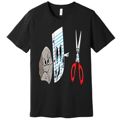 rock  paper  scissors  game  cute  funny  sarcasm Premium T-Shirt