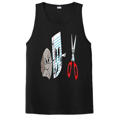 rock  paper  scissors  game  cute  funny  sarcasm PosiCharge Competitor Tank