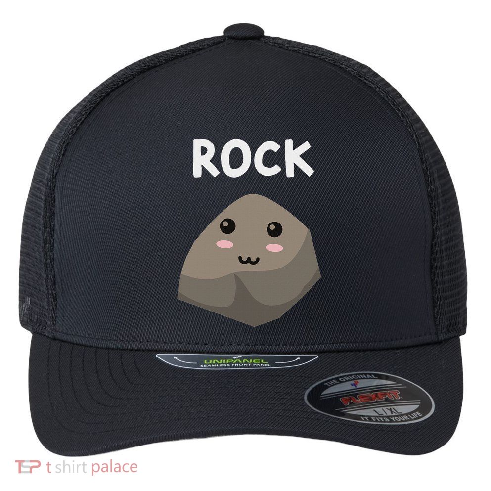 Rock Paper Scissors Matching Halloween Group Costume Flexfit Unipanel Trucker Cap