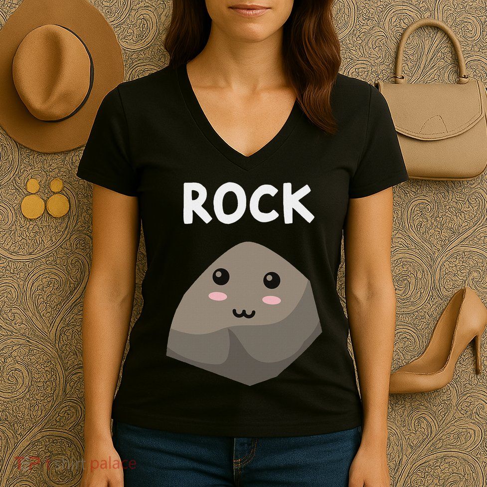 Rock Paper Scissors Matching Halloween Group Costume Women's V-Neck T-Shirt