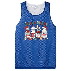 Retro Propofol Silent Night Icu Nurses Funny Merry Christmas Gift Mesh Reversible Basketball Jersey Tank