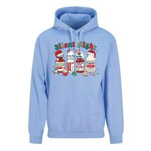 Retro Propofol Silent Night Icu Nurses Funny Merry Christmas Gift Unisex Surf Hoodie