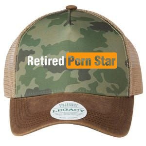 Retired Porn Star Online Pornography Adult Humor Legacy Tie Dye Trucker Hat