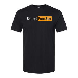 Retired Porn Star Online Pornography Adult Humor Softstyle CVC T-Shirt