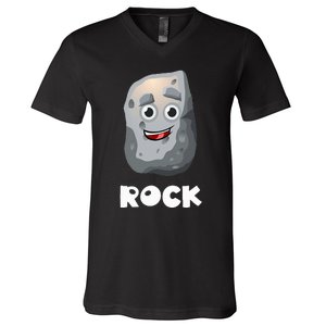 Rock Paper Scissors Group Halloween Costume V-Neck T-Shirt