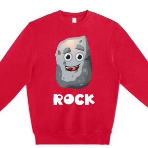 Rock Paper Scissors Group Halloween Costume Premium Crewneck Sweatshirt