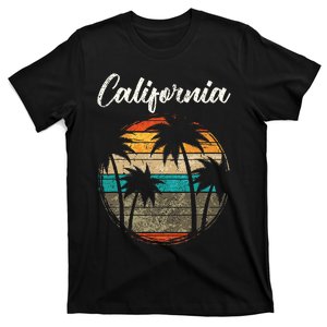 Retro Palm Trees California T-Shirt