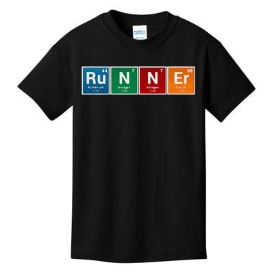 Runners Periodic Table Runner Men & Women Gifts Kids T-Shirt