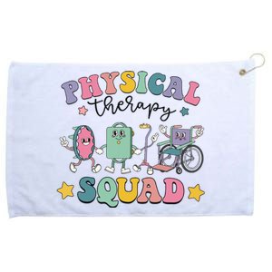 Retro Physical Therapy PT Squad Pediatric Physical Therapist Grommeted Golf Towel