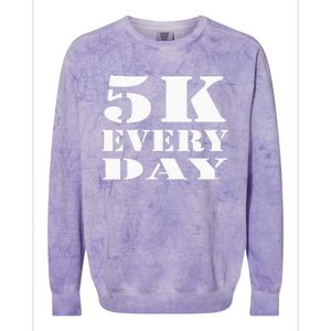 Runners Periodic Table Runner Men & WoRunning 5K Everyday Streakmen Gifts Colorblast Crewneck Sweatshirt