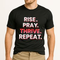 Rise. Pray. Thrive. Repeat Cooling Performance Crew T-Shirt