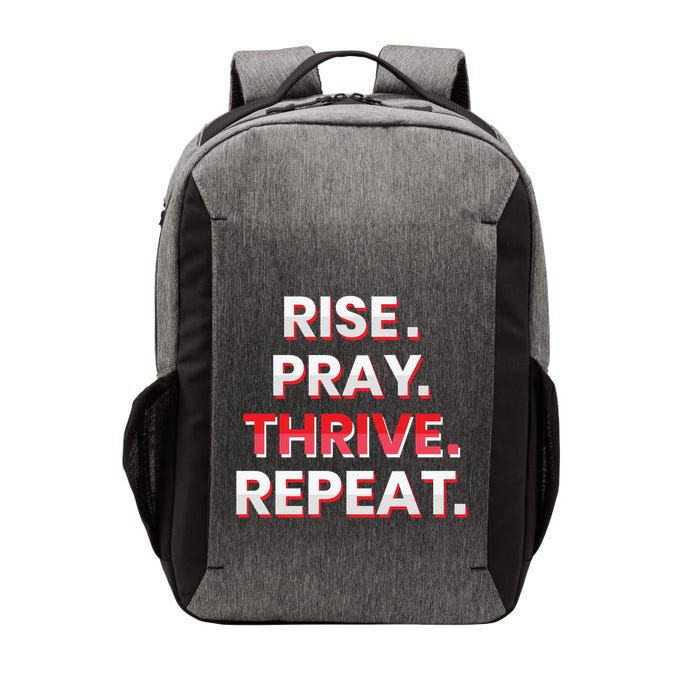 Rise. Pray. Thrive. Repeat Vector Backpack