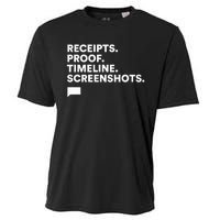 Receipts Proof Timeline Screenshots Cooling Performance Crew T-Shirt