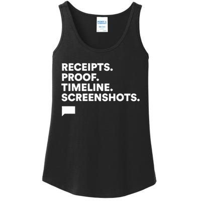 Receipts Proof Timeline Screenshots Ladies Essential Tank