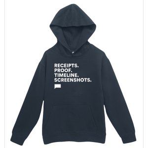 Receipts Proof Timeline Screenshots Urban Pullover Hoodie